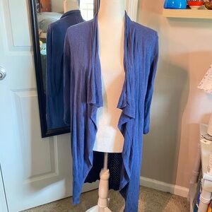 Monsoon Long Blue Cardigan